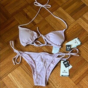 Rip Curl Purple Triangle Bikini Set